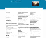 American Literature I American Literature I