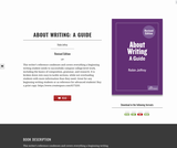About Writing: A Guide About Writing: A Guide