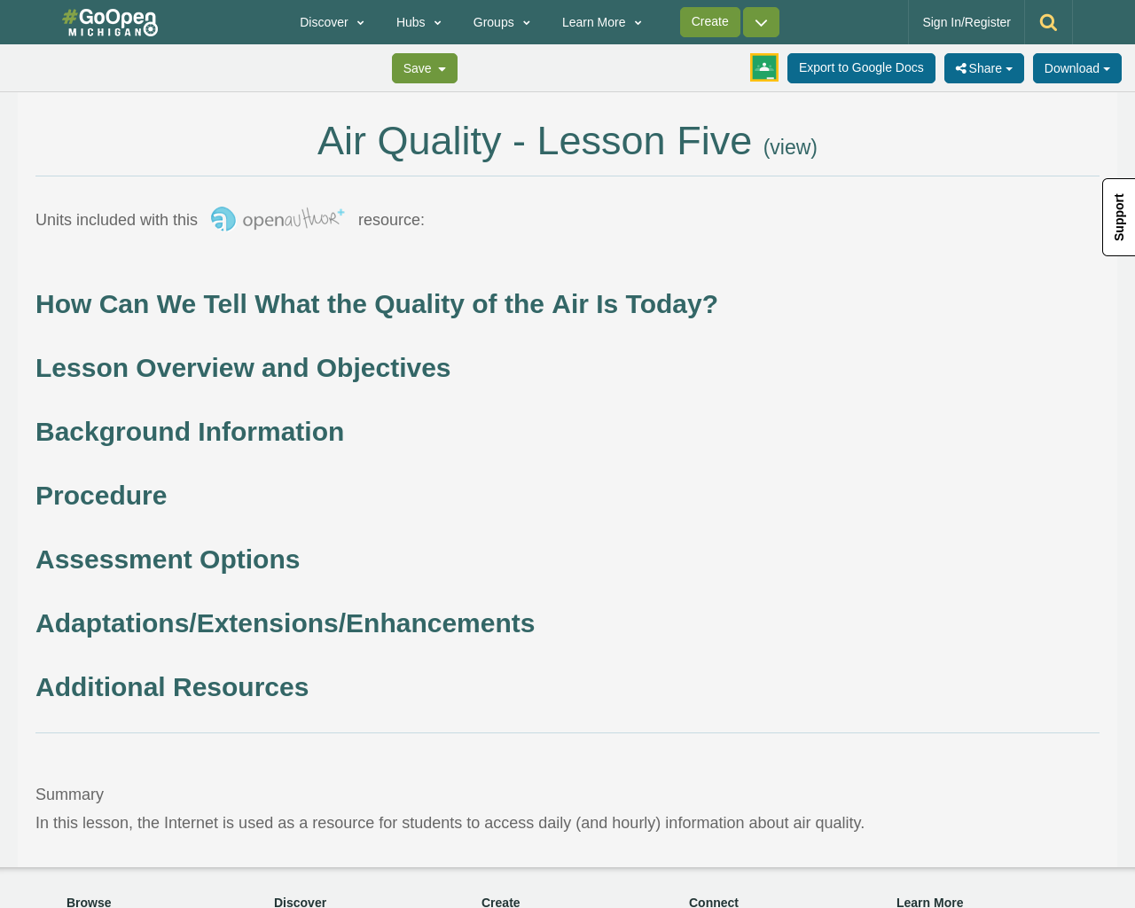 Air Quality Lesson 5 How Can We Tell What the Quality of the Air Is